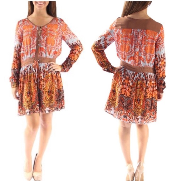Miss Me Multiclored Paisley Print Boho Dress Size Small - Picture 1 of 14